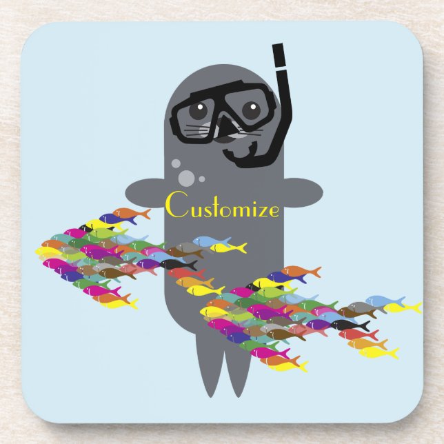Posavasos Gray Seal Thunder_Cove (Frente)