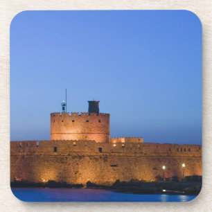 Posavasos GRECIA, Islas Dodecanesas, RHODES, Ciudad de Rodas