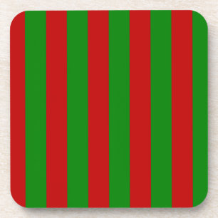 Posavasos Green and Red Stripes Toksie Turbie