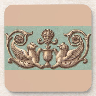 Posavasos griffins gemelos