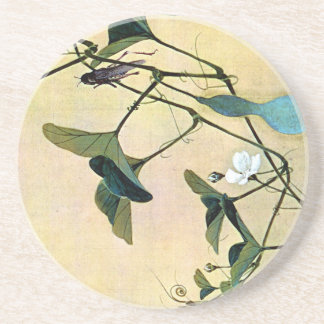 Posavasos Grillo en un arte Ukiyo-E de Woodblock del japonés