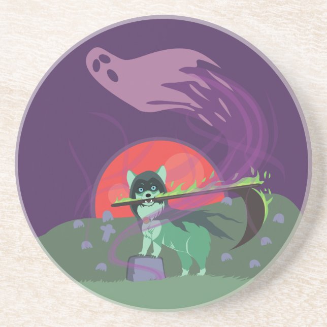 Posavasos Grim Reaper Puppy (Frente)