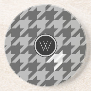 Posavasos Gris con escayola de piedra de arena plateada
