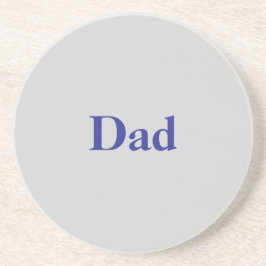 Posavasos gris Día del Padre