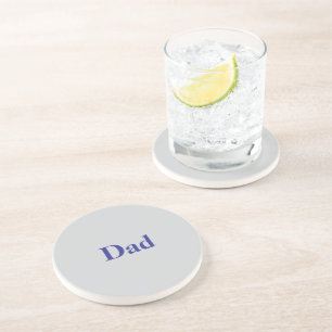 Posavasos gris Día del Padre