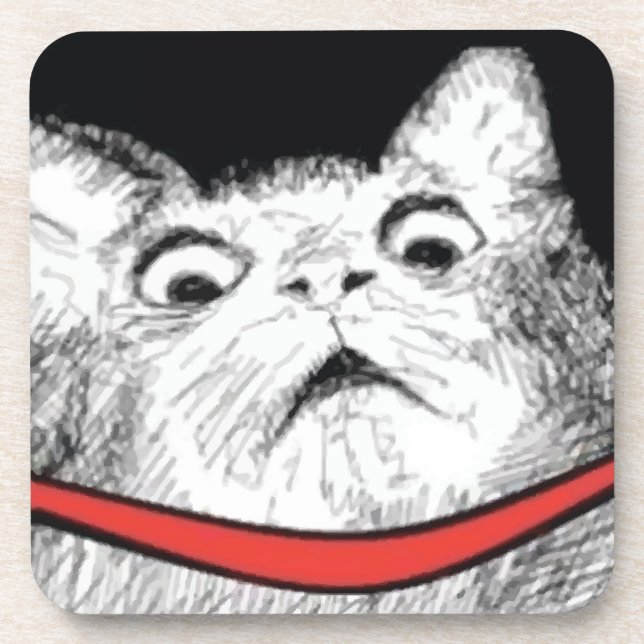 Posavasos Grito de asombro sorprendido Meme - sistema del (Frente)