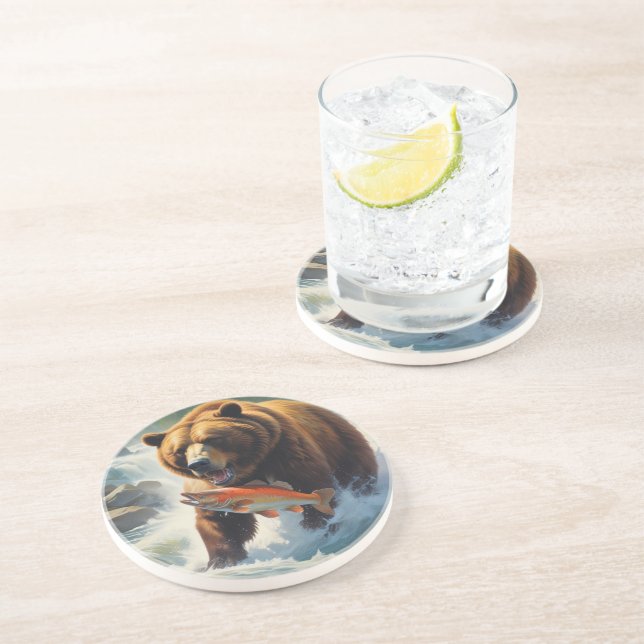 Posavasos Grizzly Bear (Lado)