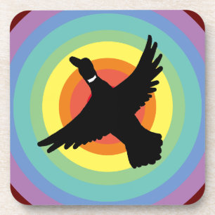 Posavasos Groovy Colorido Pato Arcoiris