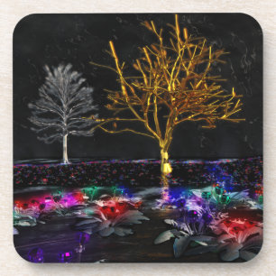 Posavasos Grove of Living Gems Cork Coaster