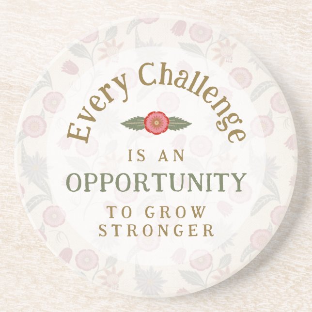 Posavasos "Grow Stronger" Affirmation (Frente)