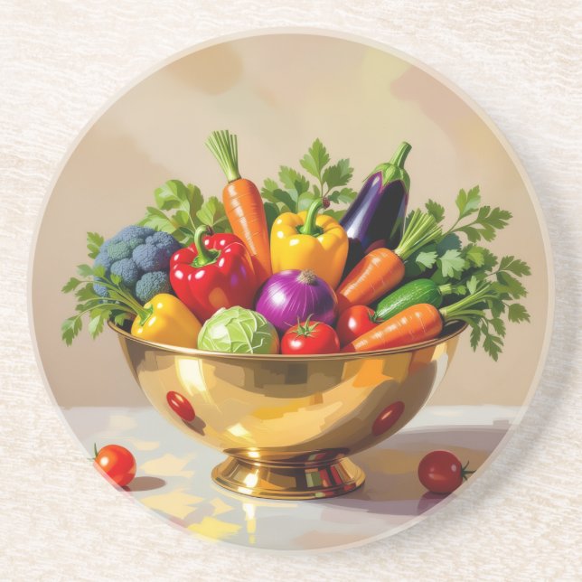 Posavasos „Grüne Kraft – Das Leben aus der Erde“ (Frente)