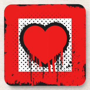 Posavasos Grunge love