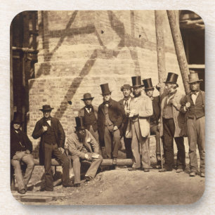 Posavasos Grupo de capataces, 1862 (foto)