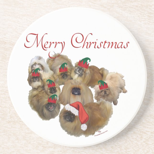 Posavasos Grupo de Pekín Navidad (Frente)
