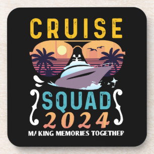Posavasos Grupo de vacaciones familiares Squad de crucero 20