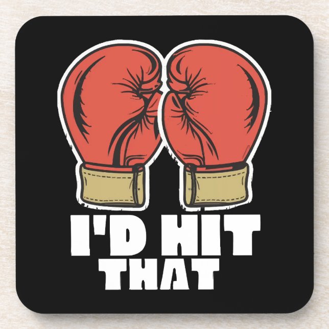 Posavasos Guantes de boxeo (Frente)