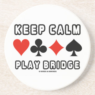 Posavasos Guarde el puente tranquilo del juego (cuatro
