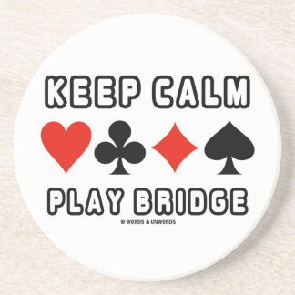 Posavasos Guarde el puente tranquilo del juego (cuatro