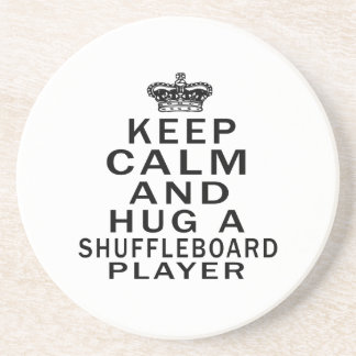 Posavasos Guarde la calma y abrace a un jugador del