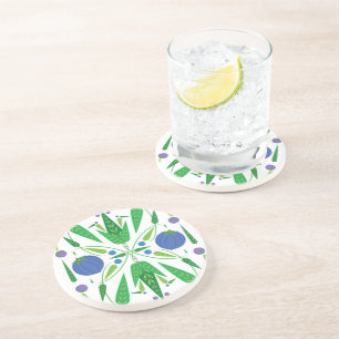 Posavasos Guardián De La Montaña Arenisca De Blueberries