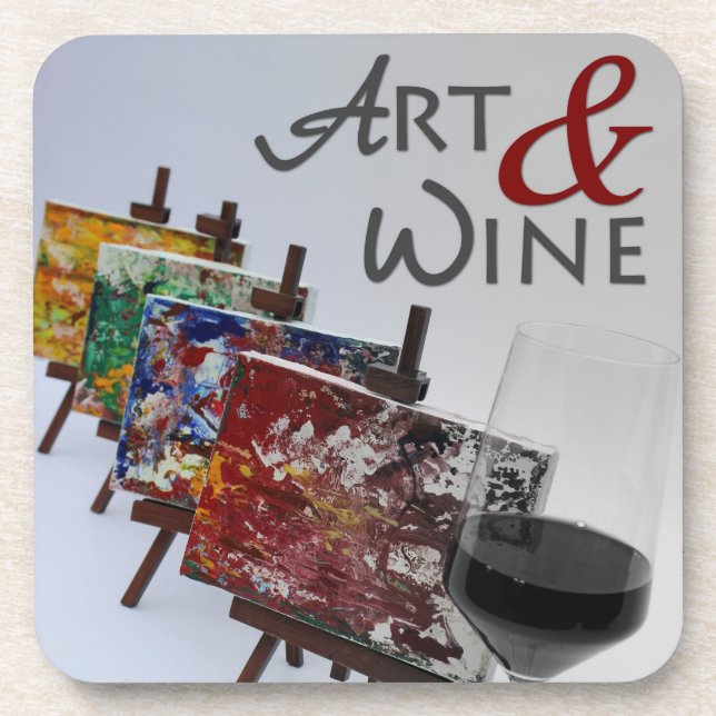 Posavasos Guay Art & Wine Coaster Set! (Frente)