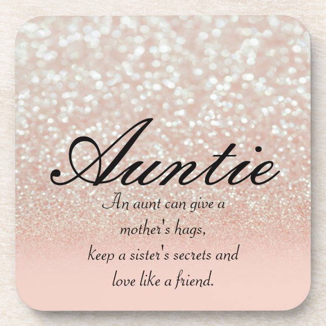 Posavasos Guay, asombrosa, tía sinvergüenza rosada (Frente)