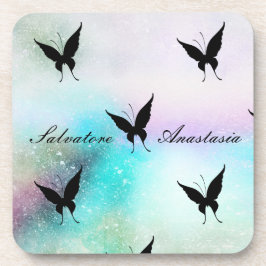 Posavasos Guay, asombroso, galaxia, mariposa