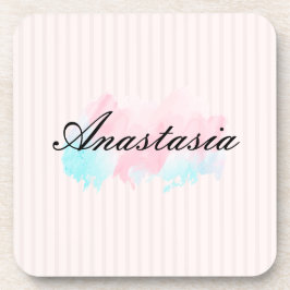 Posavasos Guay, asombroso, parca rosada