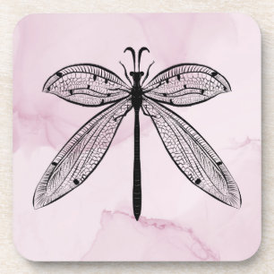 Posavasos Guay Dragonfly Cottagecore Pink