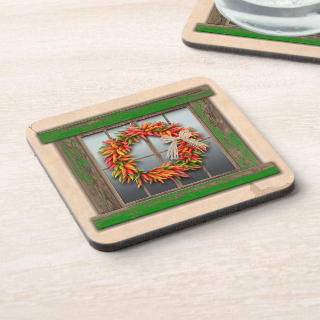 Posavasos Guerra del Suroeste de Chile sobre la ventana de l (Lado Izquierdo)