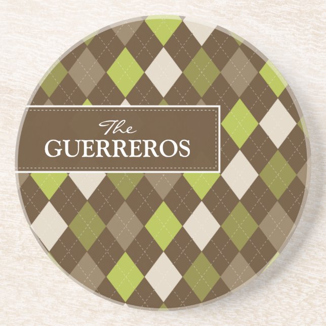 Posavasos Guerreros Lima/Chocolate (Frente)