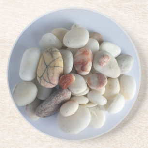 Posavasos guijarros blancos