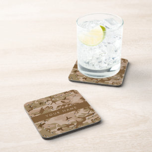 Posavasos Guijarros de camuflaje del desierto, Tu nombre, Pe