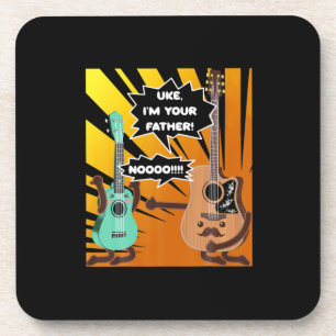 Posavasos Guitariano Uke Soy Tu Padre Cumpleaños