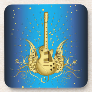 Posavasos Guitarra de Alas Doradas