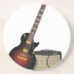 Posavasos Guitarra electrónica y música