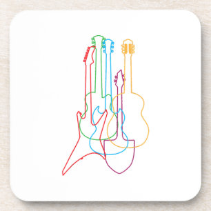 Posavasos Guitars Regalo clásico eléctrico acústico