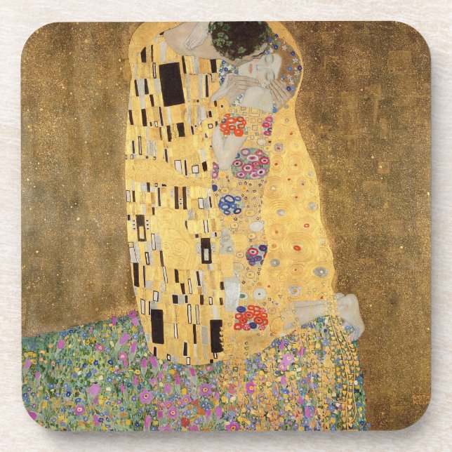 Posavasos Gustav Klimt | El Beso, 1907-08 (Frente)