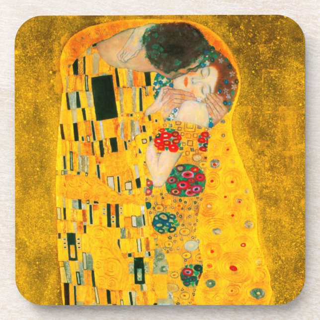 Posavasos Gustav Klimt The Kiss (Frente)