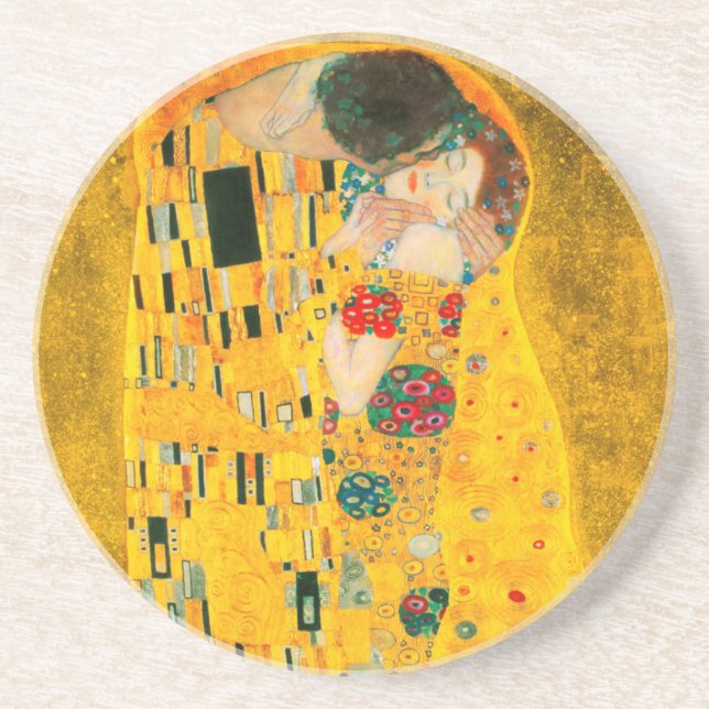 Posavasos Gustav Klimt The Kiss (Frente)