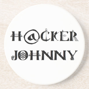 Posavasos hacker johnny
