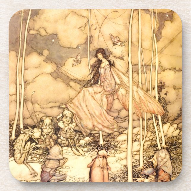 Posavasos Hada Arthur Rackham (Frente)