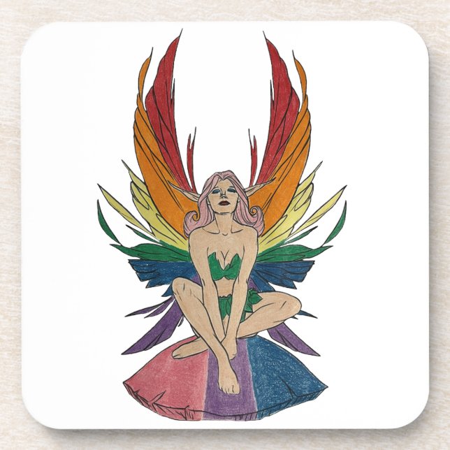 Posavasos Hada Bisexual (Frente)