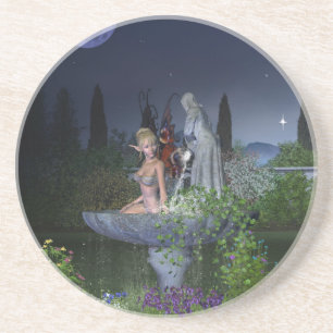 Posavasos Hada del Jardín de la Noche