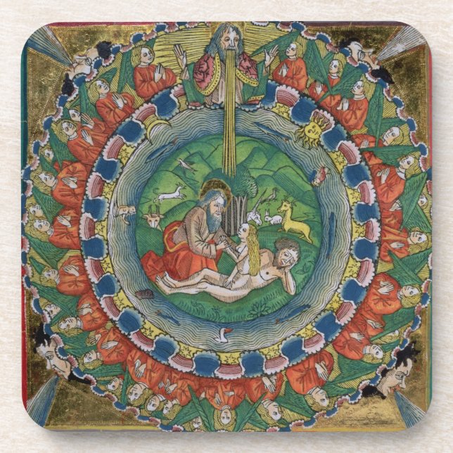 Posavasos Haga un facsímil la copia del 2:22 Eve creado (Frente)