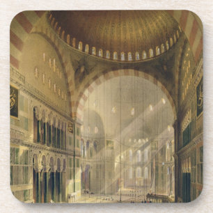 Posavasos Haghia Sophia, placa 24: interior de la d central
