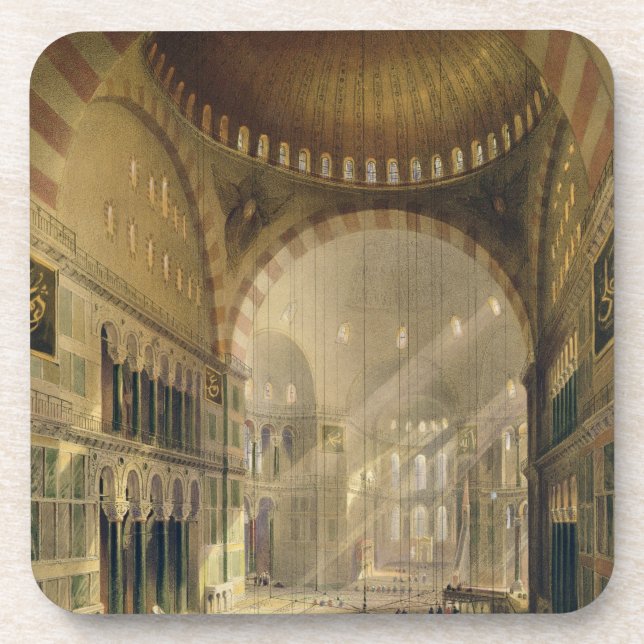 Posavasos Haghia Sophia, placa 24: interior de la d central (Frente)