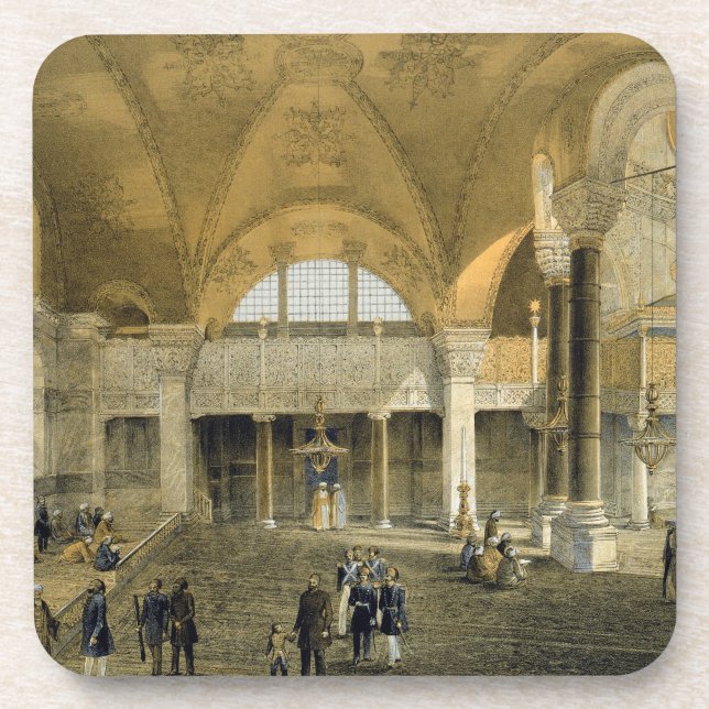 Posavasos Haghia Sophia, placa 9: la nueva galería imperial, (Frente)