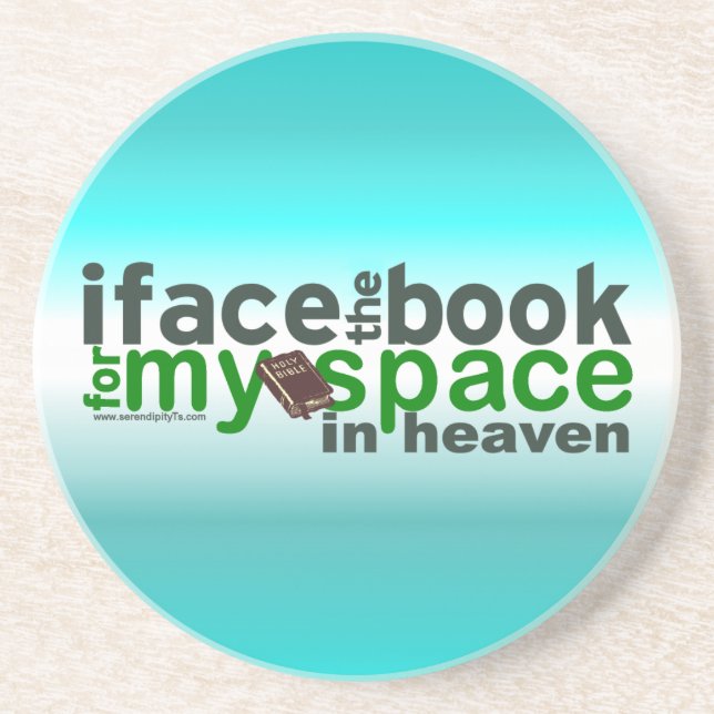 Posavasos Hago frente al libro para Myspace (Frente)