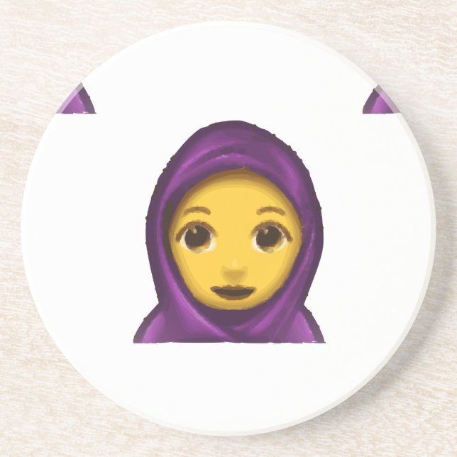 Posavasos hajib de emoji (Frente)